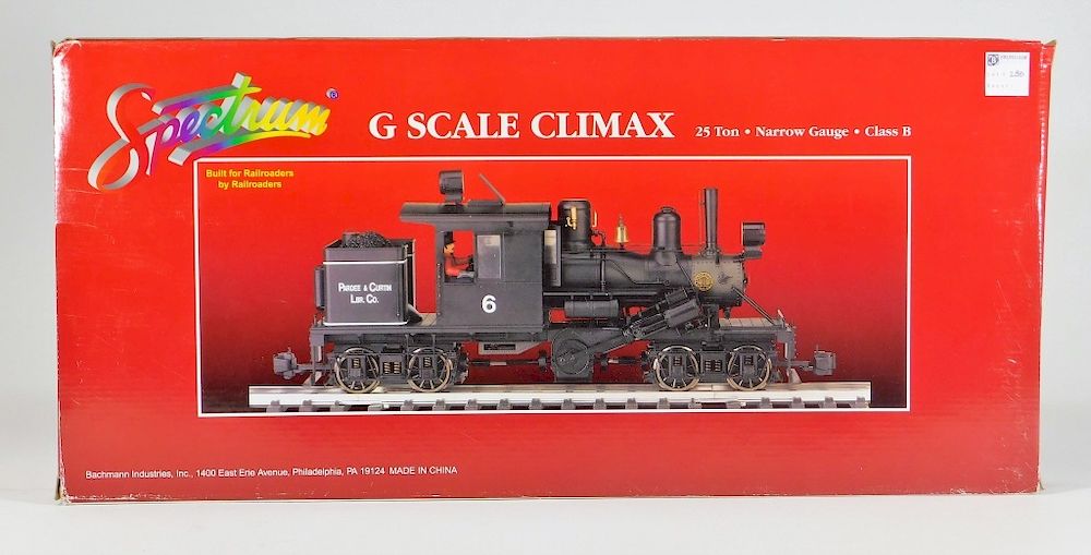 Appraisal: Bachmann Spectrum Ton Class B Climax Locomotive United States Contemporary