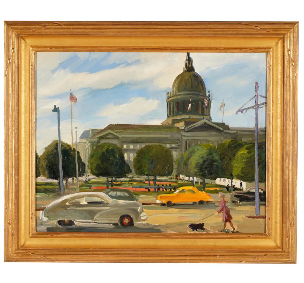 Appraisal: VICTOR MIKHAIL ARNAUTOFF - SAN FRANCISCO CITY HALL oil on