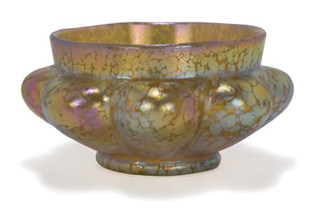 Appraisal: Unsigned Loetz Glass Bowl Estimate -