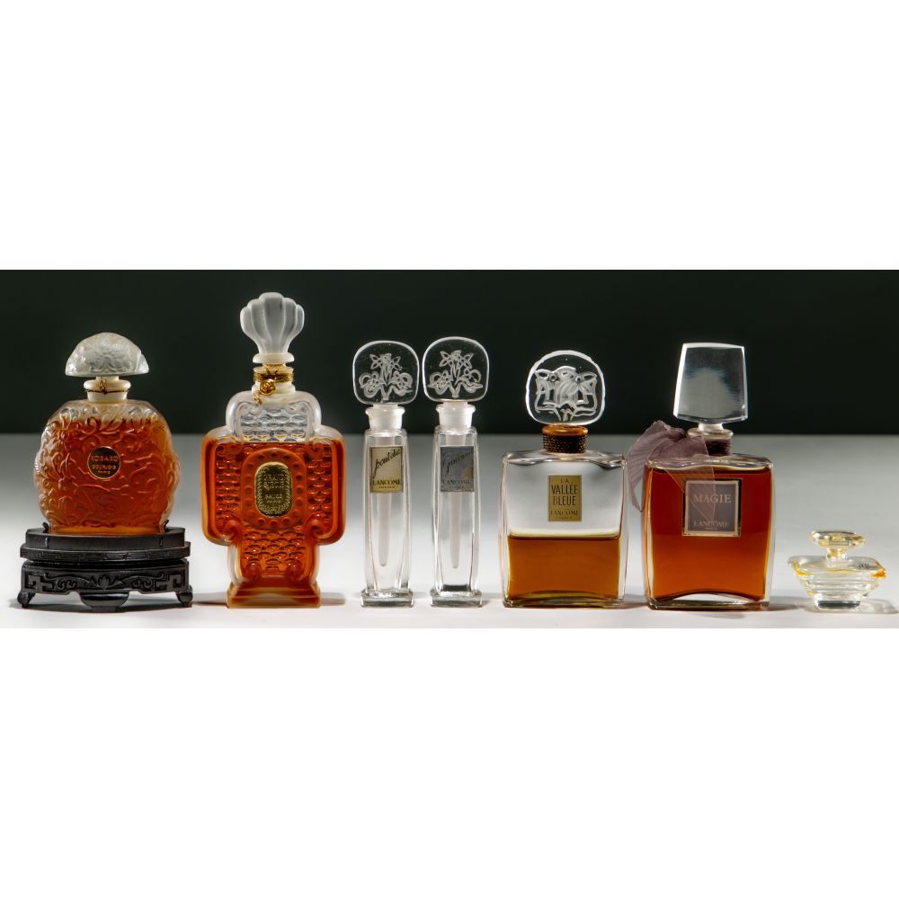 Appraisal: LANCOME SAUZE AND KOBAKO PERFUME BOTTLE COLLECTION items including Lancome