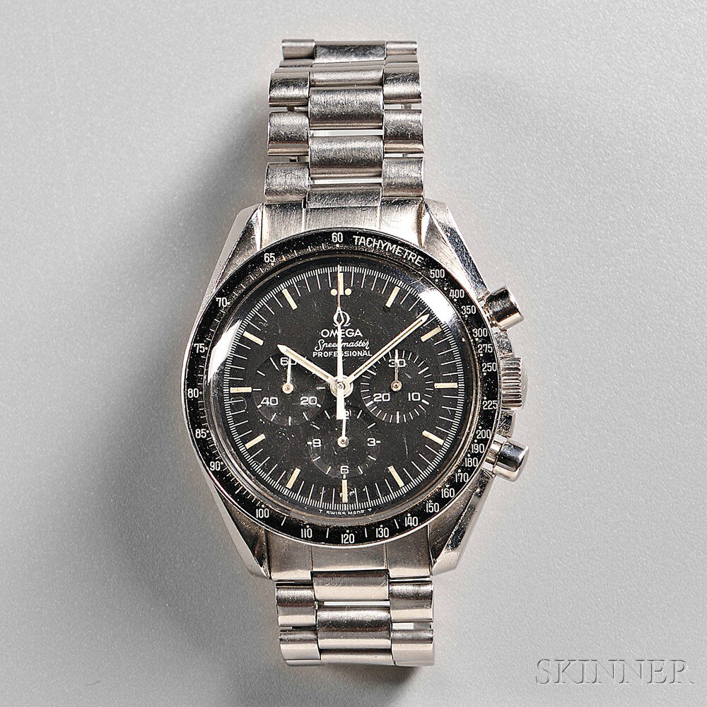 Appraisal: Omega Speedmaster Professional Stainless Steel Chronograph Wristwatch Switzerland c the