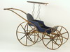 Appraisal: DOLL PRAM - Circa - wooden spoked wheel doll pram