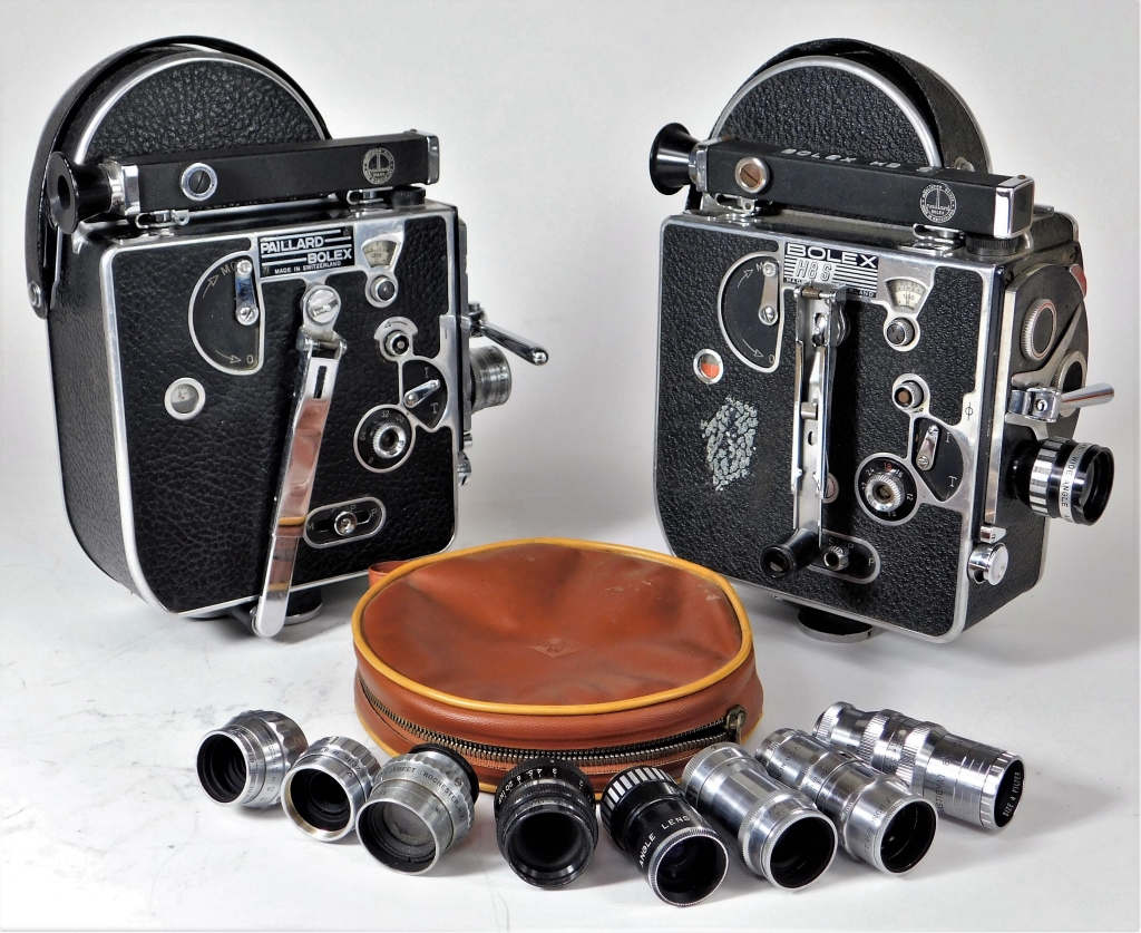 Appraisal: LOT OF BOLEX MOVIE CAMERAS Lot of Bolex Movie Cameras