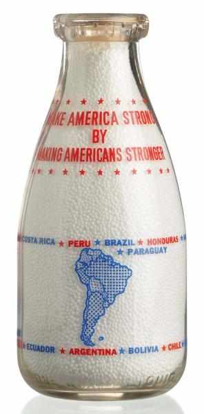 Appraisal: Make America Strong Milk Bottle Condition Excellent Size - T