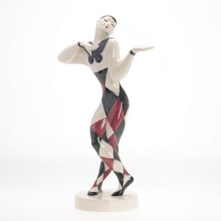 Appraisal: Karlsruher Majolika Nijinsky figure Karlsruher Majolika Nijinsky figure th c