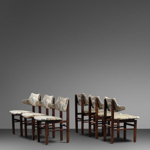 Appraisal: Edward Wormley American - Set of Six Dining Chairs model