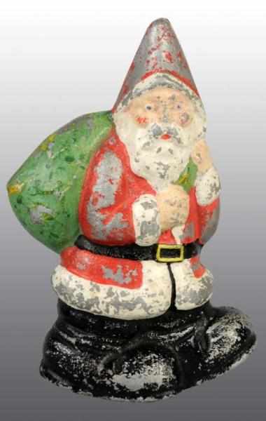 Appraisal: Pot Metal Rocking Santa Still Bank Description All original Condition