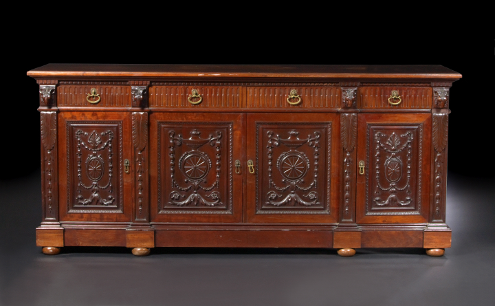 Appraisal: Continental Mahogany Cabinet early th century in the neoclassical taste