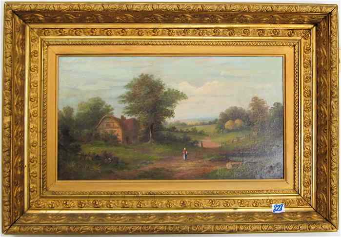 Appraisal: DUTCH OIL ON CANVAS LATE TH CENTURY depicting the country