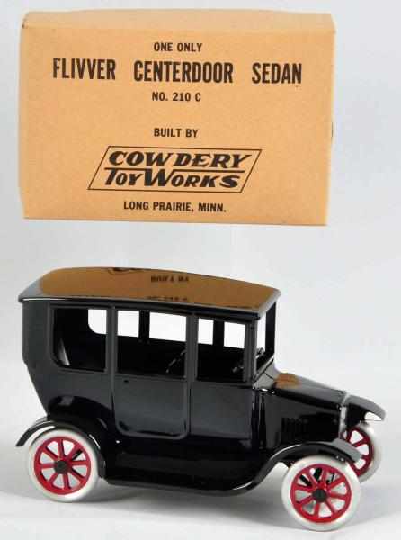 Appraisal: Contemporary Pressed Steel Cowdery Flivver Toy Description Center door sedan