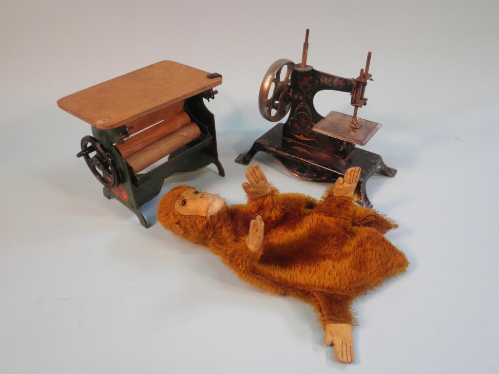 Appraisal: A die cast child's mangle stamped M S to side