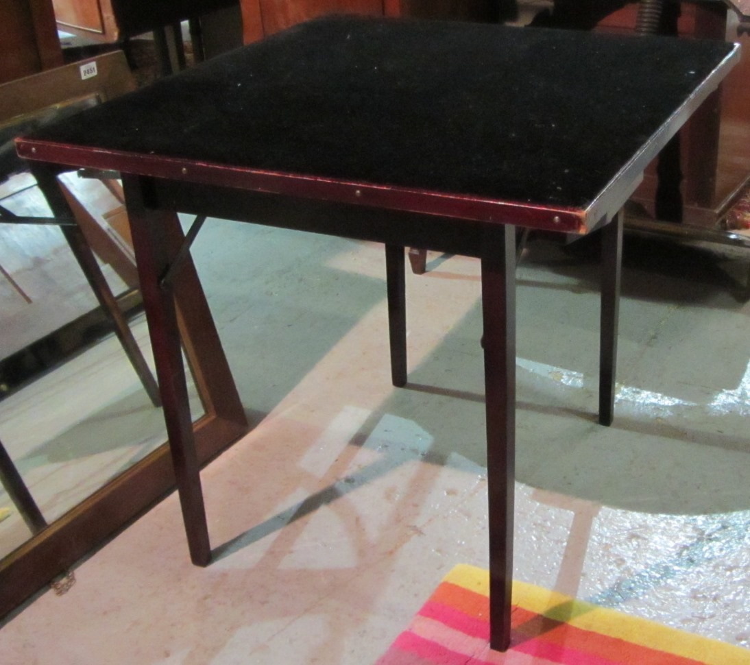 Appraisal: An early th century folding table