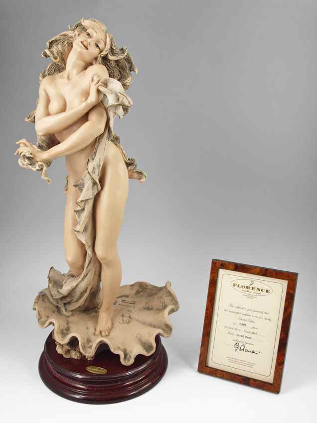 Appraisal: GIUSEPPE ARMANI LIMITED FIGURINE ''PEARL'' T Florence sculture d'arte Made