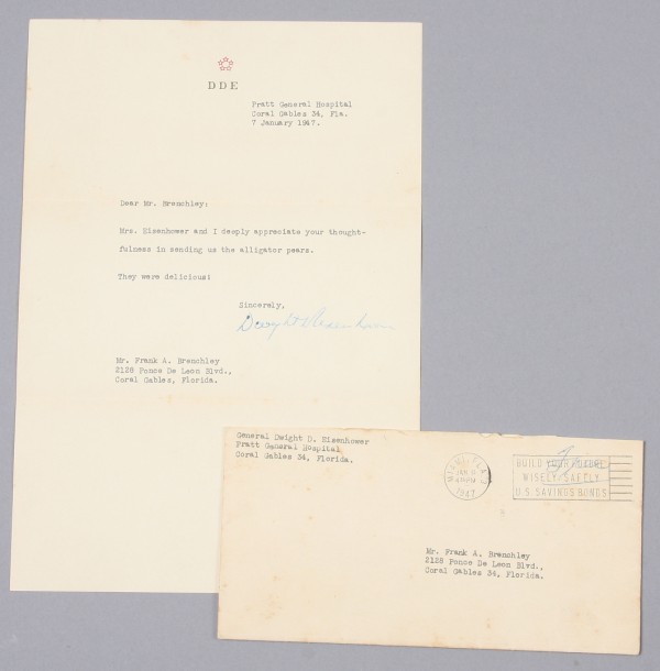 Appraisal: TLS pp dated January on DDE letterhead featuring red five