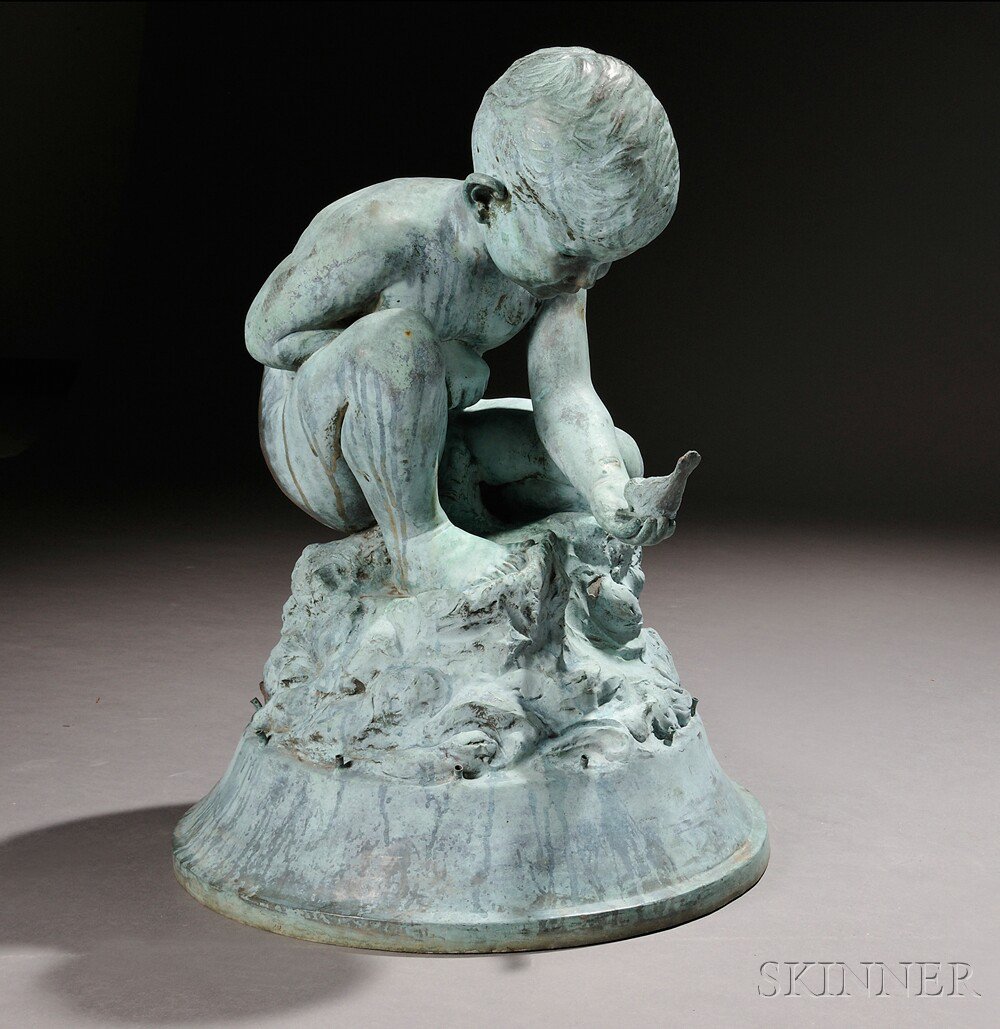 Appraisal: Bashka Paeff Russian American - Bronze Figure of a Boy