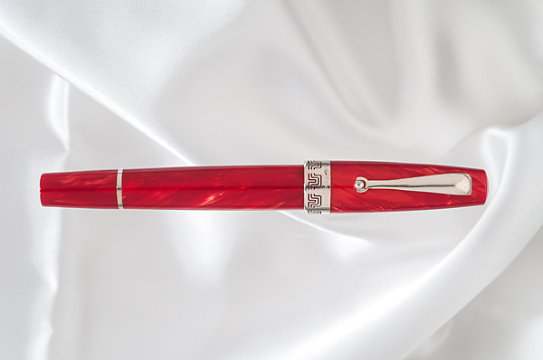 Appraisal: Montegrappa Historia red sterling Limited Edition fountain pen Number of