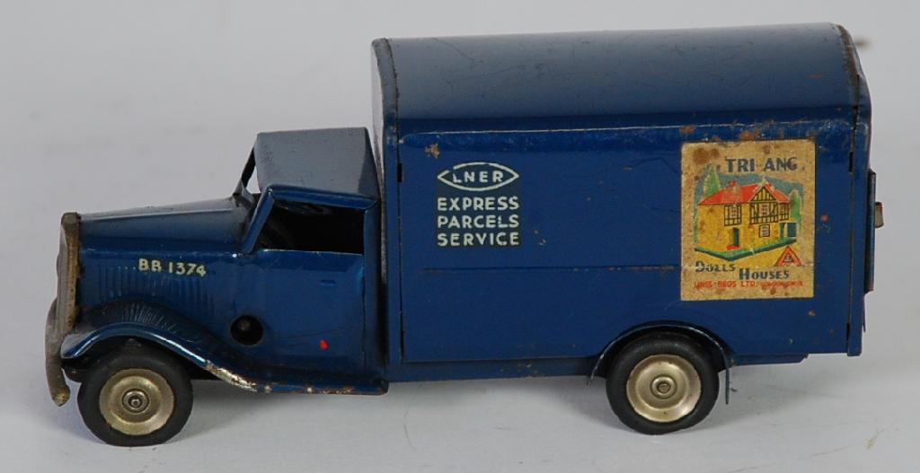 Appraisal: TRIANG MINIC TOYS CIRCA 's DELIVERY VAN DARK BLUE L