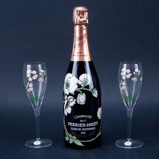 Appraisal: Perrier-Jouet Champagne Brut Gift Set Includes ml bottle and hand