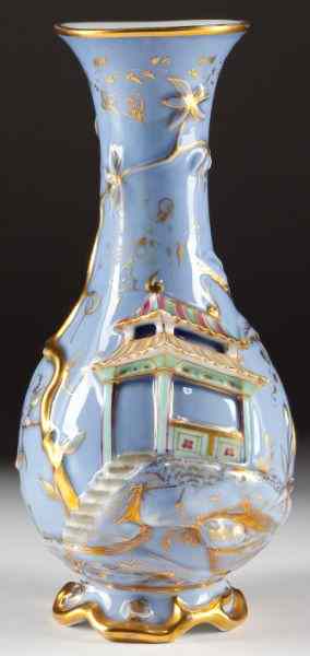 Appraisal: Paris Porcelain Chinoiserie Vasefirst half th century gilt and polychrome