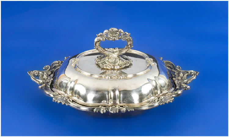 Appraisal: Mappin and Webb Princes Silver Plated Ornate Serving Dish and