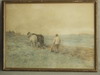 Appraisal: PHOTOGRAVURE W C - Ploughman in Field by Anton Mauve