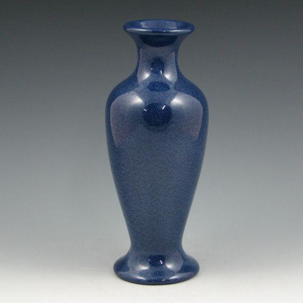 Appraisal: Muncie dark blue gloss vase Marked with incised -D Very