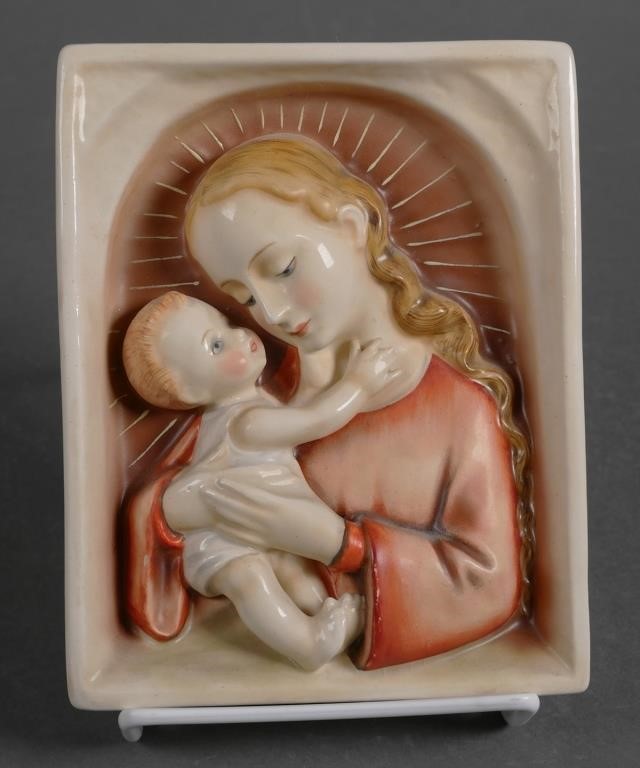 Appraisal: Hummel Madonna wall plaque This piece is incised not II