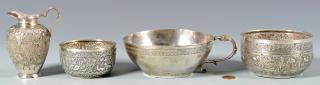 Appraisal: Exotic silver most Southeast Asian Group of assorted silver and