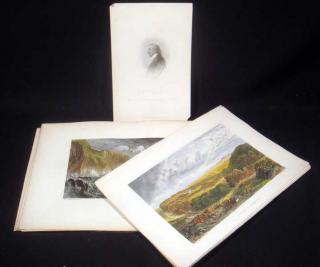 Appraisal: Pcs English Views ANTIQUE J M W TURNER LITHOGRAPHS Color