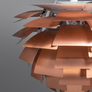 Appraisal: Poul Henningsen - 'Artichoke' Lamp c copper enameled aluminum aluminum