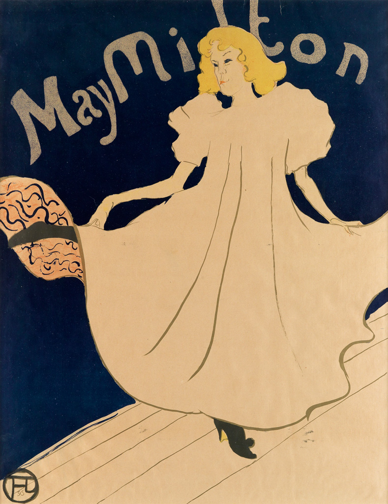 Appraisal: HENRI DE TOULOUSE-LAUTREC - MAY MILTON x inches x cm