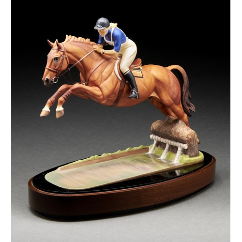 Appraisal: A Royal Worcester equestrian model of HRH The Princess Anne