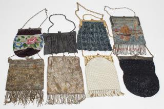 Appraisal: Beaded Handbags incl Whiting Davis Group of Vintage beaded purses