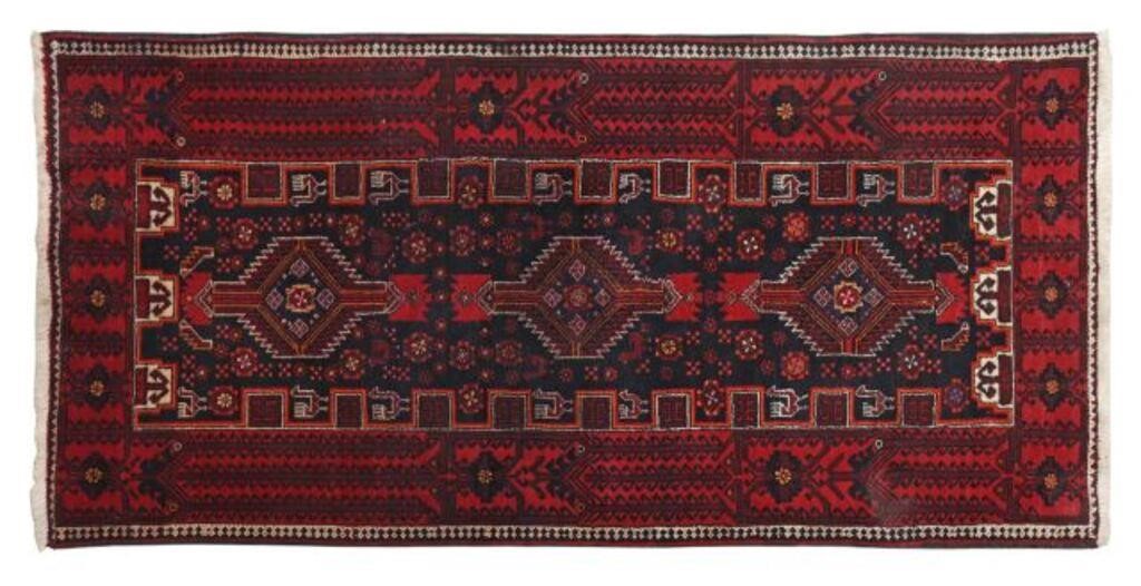 Appraisal: Hand-tied Persian Baluch rug approx ' l ' w