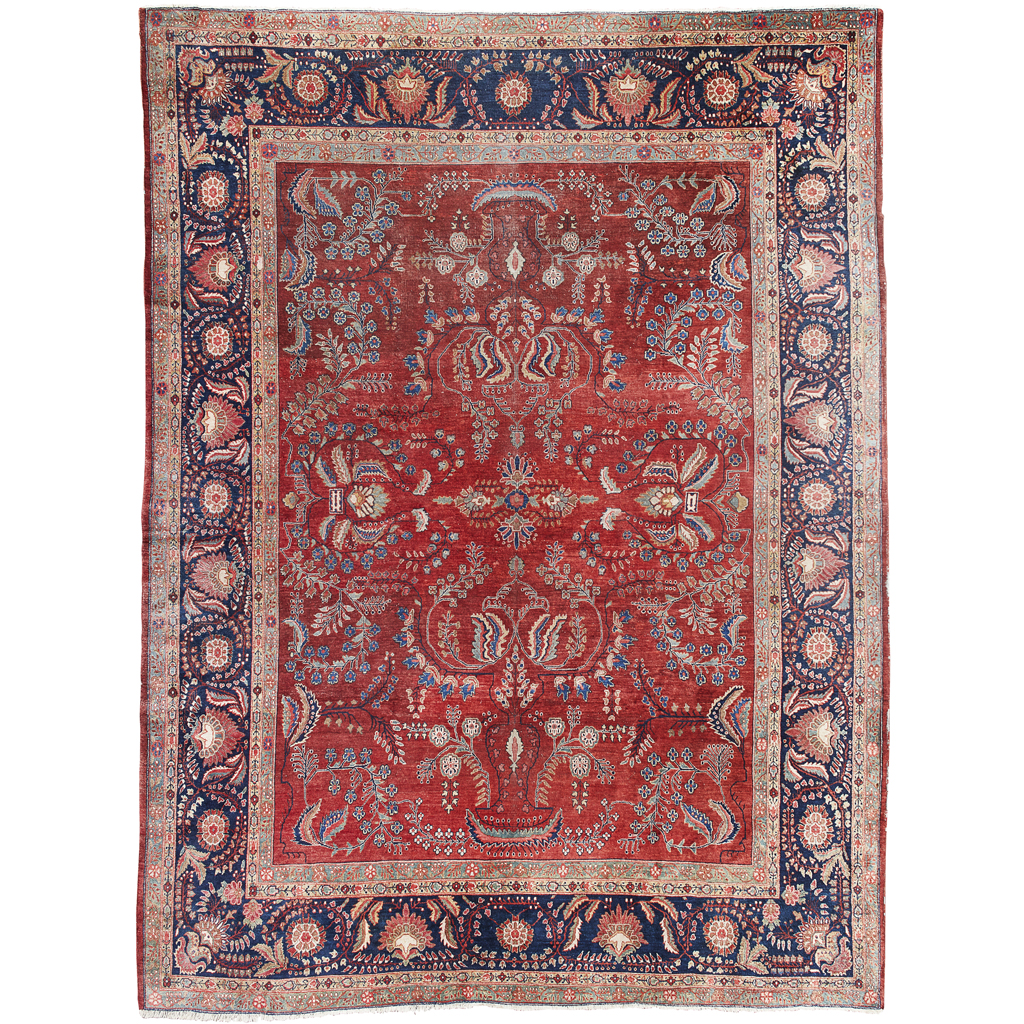 Appraisal: SAROUK FEREGHAN CARPET WEST PERSIA LATE TH EARLY TH CENTURY