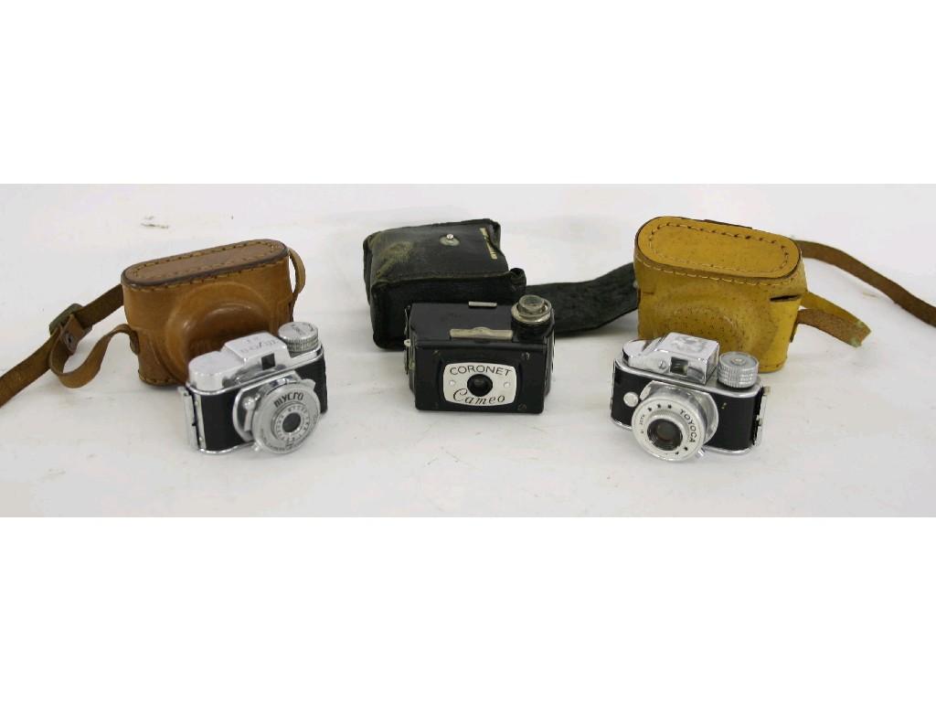 Appraisal: Mycro III A miniature camera in original tan leather case