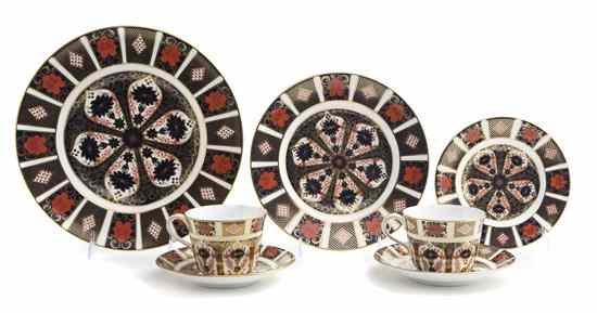 Appraisal: A Set of Royal Crown Derby Dinnerware in the Imari