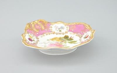 Appraisal: A Copeland Botanical Porcelain Dish Painted with sprays of multicolor