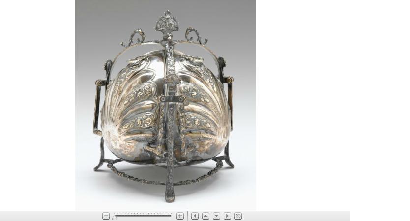 Appraisal: German silver bun warmer late th century