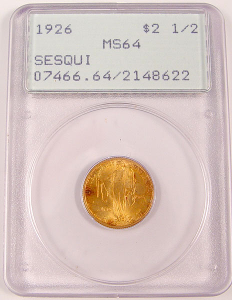 Appraisal: SESQUI GOLD PCGS MS Graded from PCGS MS Please see