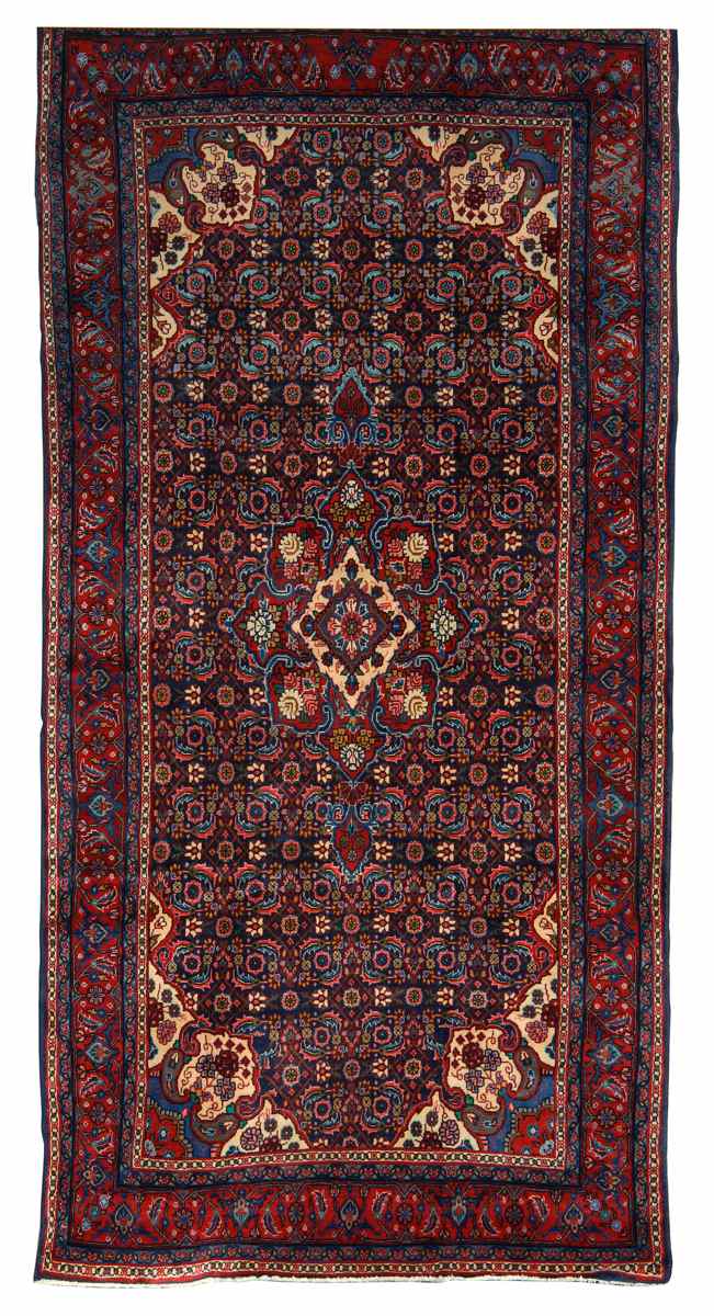 Appraisal: ORIENTAL RUG PERSIAN ' x ' Central red and ivory