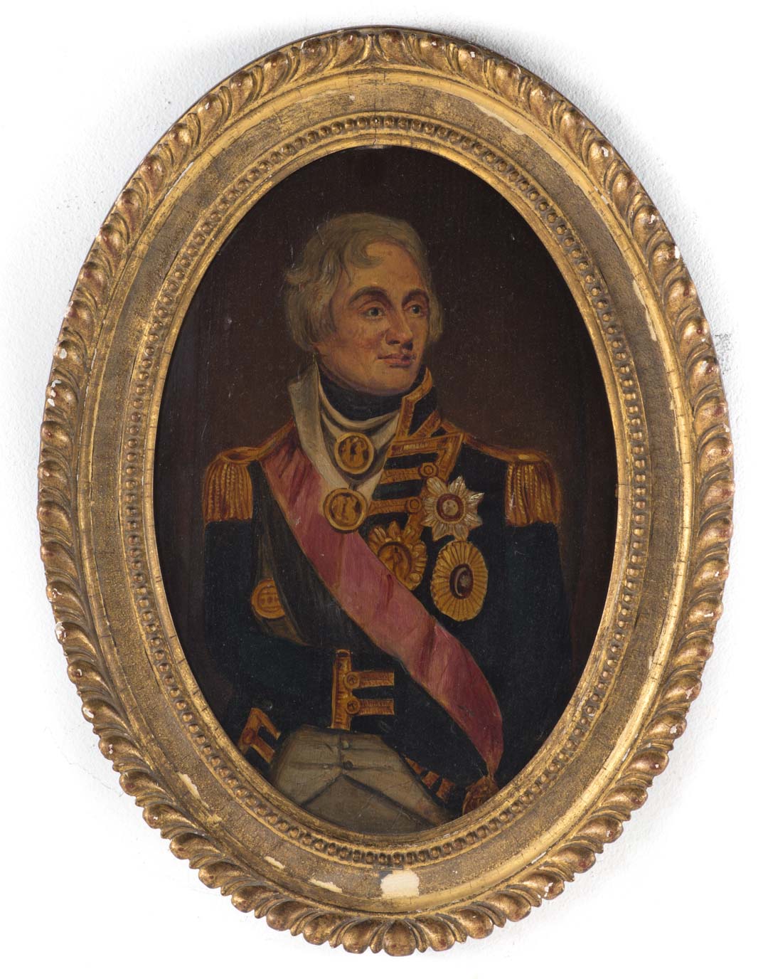 Appraisal: British School th c Lord Nelson oil on panel late