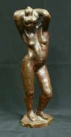 Appraisal: Barbara Hali Untitled bronze inscribed 'HALI ' to base cm