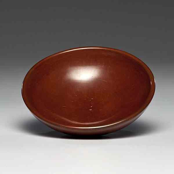 Appraisal: Maria and Julian Martinez San Ildefonso Redware Bowl simple form