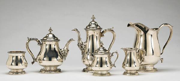 Appraisal: Property of various owners The set comprising pints coffee pot