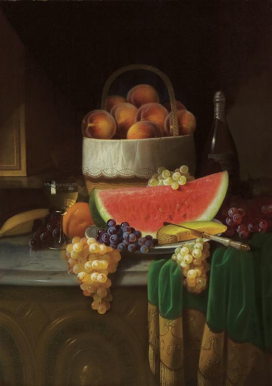 Appraisal: REAM CARDUCIUS P American - Fruit and Wine on a