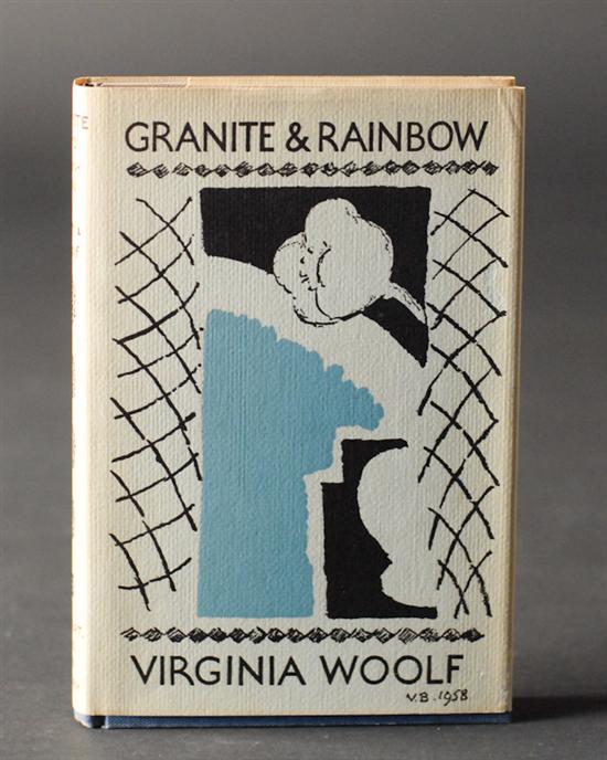 Appraisal: Virginia Woolf Granite Rainbow hardcover publisher Harcourt Brace and Company