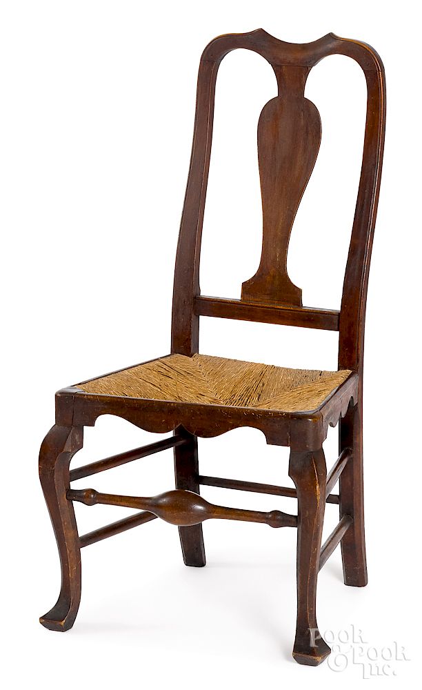 Appraisal: Philadelphia Queen Anne maple dining chair Exclusive on Bidsquare Philadelphia