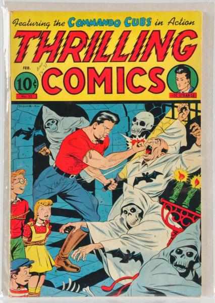 Appraisal: Thrilling Comics No Description This issue of Thrilling Comics would