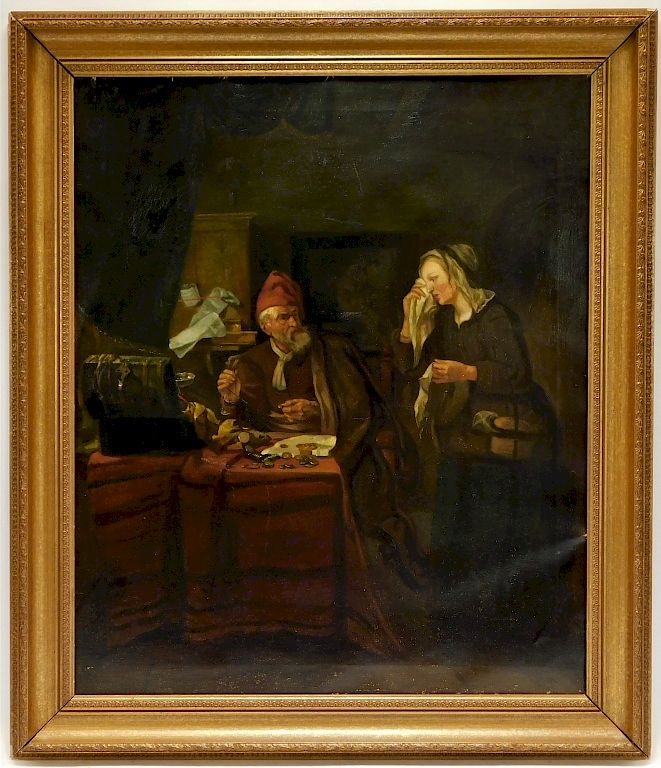 Appraisal: Dutch Old Master Genre Scene Painting Dutch Old Master Genre